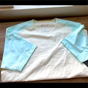 BYLT Basics Drop Cut Lux Baseball Tee